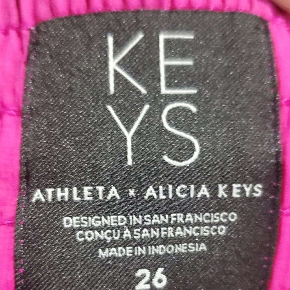 Alicia Keys X Athleta Bold Pink High Waisted Utility Pants - Picture 2 of 10